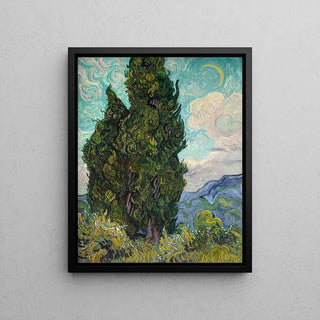 Cyprès - Vincent van Gogh | Reproduction Tableau Décoration murale affiche copie