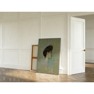 Damenbildnis Portrait d'une demoiselle - Franz von Stuck | Reproduction Tableau Décoration murale affiche copie