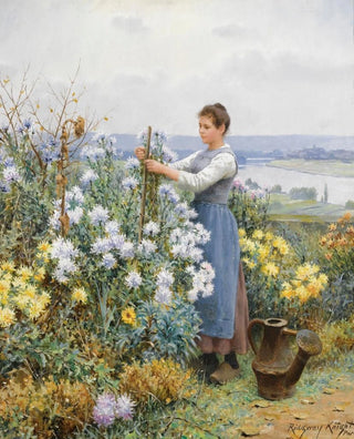 Daniel Ridgway Knight - Chrysanthemums.webp
