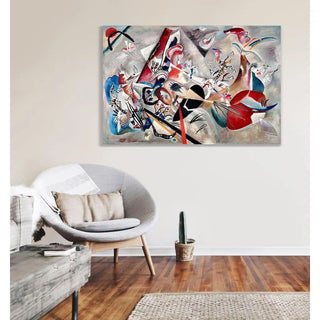 Dans le gris - Wassily Kandinsky | Reproduction Tableau Décoration murale affiche copie