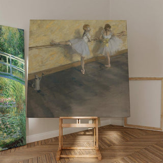 Danseuses à la barre - Edgar Degas | Reproduction Tableau Décoration murale affiche copie