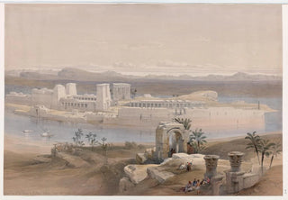 David Roberts - General view of the Island of Phil Nubia Nov 18th 1838.webp