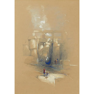 David Roberts - Part of the hall of columns at Karnak Thebes Egypt.webp