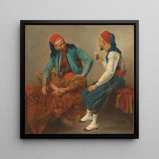 Deux Nord-Africains en conversation - Isidore Pils