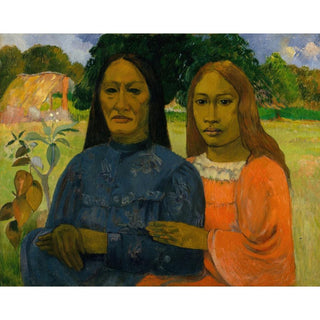 Deux femmes - Paul Gauguin | Reproduction Tableau Décoration murale affiche copie