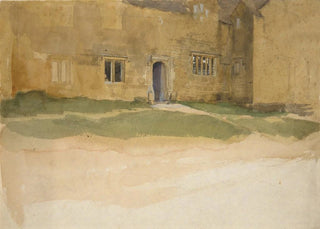 Edwin Austin Abbey - Study of an English medieval house.webp