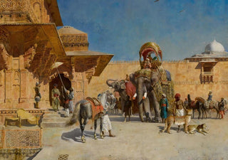 Edwin Lord Weeks - Departure For The Hunt.webp