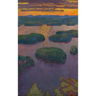 Eero Jrnefelt - Sunset over a lake.webp