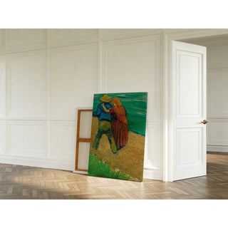 Églogue en Provence - Un Couple d'Amoureux - Vincent van Gogh | Reproduction Tableau Décoration murale affiche copie