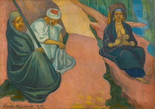 Emile Bernard - Jeune Femme Allaitant La Fuite En gypte.webp