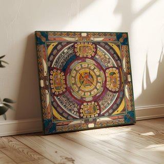 En cinq variations, ma modeste personne, le voyageur en Afrique, Saint Adolf II - Adolf Wölfli | Reproduction Tableau Décoration murale affiche copie