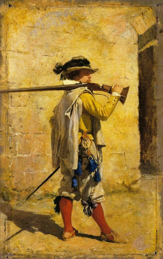 Ernest Meissonier - A Sentinel Time of Louis XIII.webp