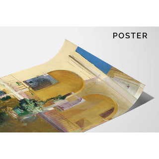 Estanque de Charles V, Alcázar, Seville - Joaquín Sorolla | Reproduction Tableau Décoration murale affiche copie