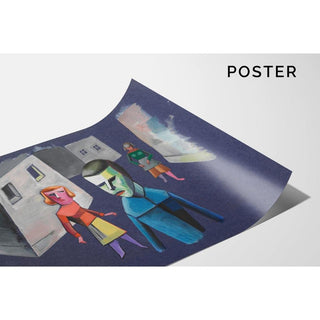 Étude de figures II - Karl Wiener | Reproduction Tableau Décoration murale affiche copie