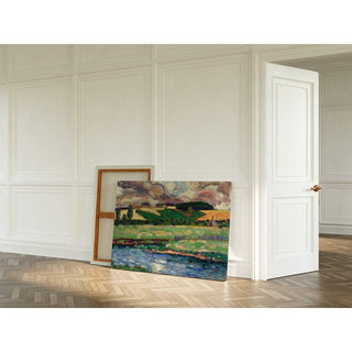 Étude de paysage - Konrad Mägi | Reproduction Tableau Décoration murale affiche copie