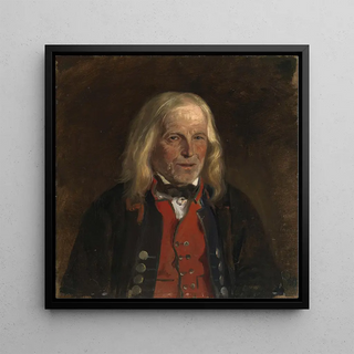 Étude de portrait du fermier Jan Sandve - Adolph Tidemand