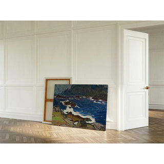 Étude pendant une tempête, des Lofoten - Anna Boberg | Reproduction Tableau Décoration murale affiche copie