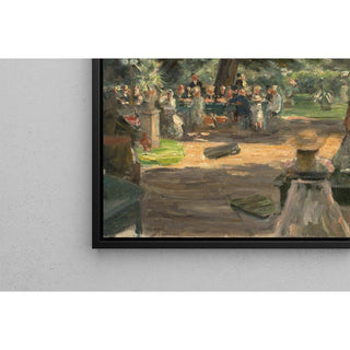 Étude pour le jardin de restauration à Leiden - Max Liebermann | Reproduction Tableau Décoration murale affiche copie