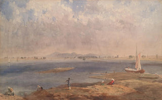 Eugne Boudin - Seascape in Brittany.webp