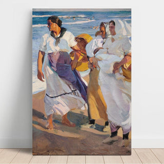 Femmes pêcheuses de Valence - Joaquín Sorolla | Reproduction Tableau Décoration murale affiche copie