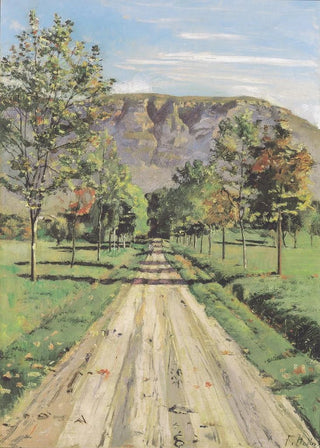Ferdinand Hodler - Die Strasse nach Evordes.webp