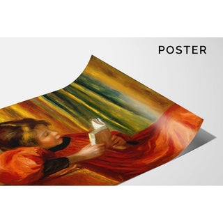 Fille qui lit - Pierre-Auguste Renoir | Reproduction Tableau Décoration murale affiche copie