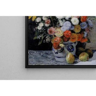 Fleurs mélangées dans un pot en terre cuite - Pierre-Auguste Renoir | Reproduction Tableau Décoration murale affiche copie