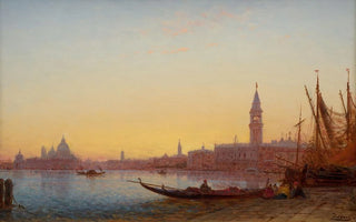 Flix Ziem - Gondoles dans le Grand Bassin Venise.webp