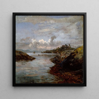 Fortifications de Fredriksberg à Nordnes à Bergen - Johan Christian Dahl