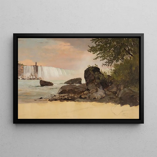 Frederic Edwin Church - View of the Canadian Falls and Goat Island.webp