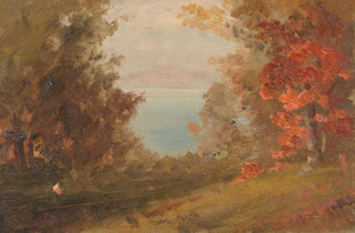 Frederic Edwin Church - Woodland Scene in Autumn Hudson New York or Maine.webp