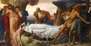 Frederic Leighton - Hercules Wrestling With Death For The Body Of Alcestis.webp