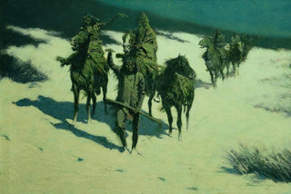 Frederic Remington - The Trail of the Shod Horse.webp