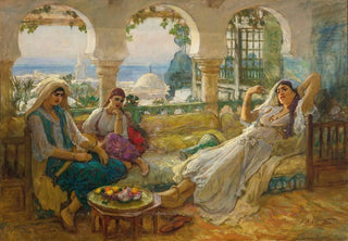 Frederick Arthur Bridgman - On The Terrace.webp