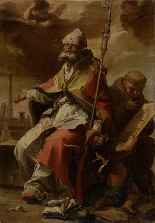 Gaetano Gandolfi - Saints Petronius of Bologna and Bernardin of Siena.webp