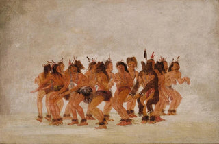 George Catlin - Bear Dance Preparing For a Bear Hunt.webp