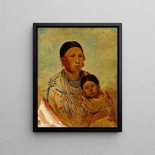 George Catlin - RuTonYeWeeMa Strutting Pigeon Wife of White Cloud.webp