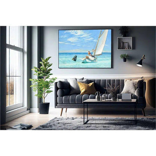 Ground Swell - Edward Hopper | Reproduction Tableau Décoration murale affiche copie