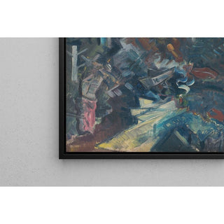 Groupe d'hommes dans les bois - Arnold Peter Weisz-Kubínčan | Reproduction Tableau Décoration murale affiche copie