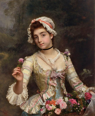 Gustave Jean Jacquet - La bouquetire.webp