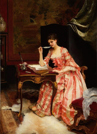 Gustave Jean Jacquet - The love letter.webp