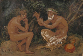Hans Thoma - Faun und Jngling.webp