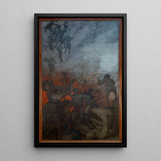 Hans Thoma - Ostertriptychon Die Hlle.webp