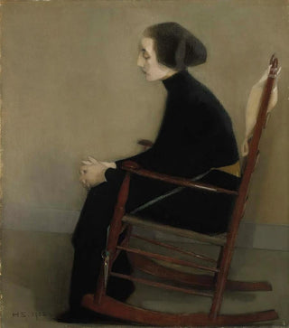 Helene Schjerfbeck - The Seamstress The Working Woman.webp
