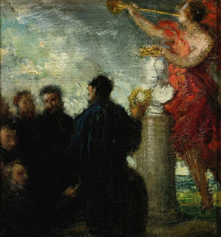 Art print | Homage to Eugène Delacroix - Henri Fantin-Latour