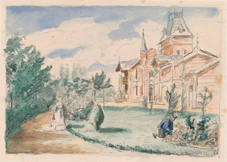 Henri de Braekeleer - Gustave Coteauxs Country Estate.webp