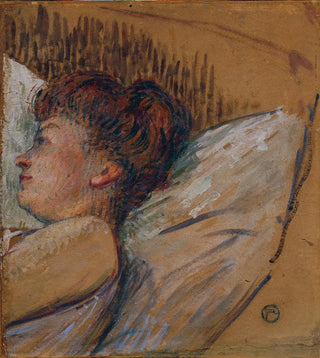 Henri de ToulouseLautrec - Frau im Bett.webp