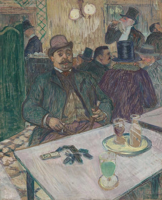Henri de ToulouseLautrec - Monsieur Boileau at the Caf.webp