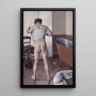 Homme au Bain - Gustave Caillebotte | Reproduction Tableau Décoration murale affiche copie