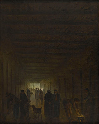 Hubert Robert - Corridor de la prison SaintLazare.webp